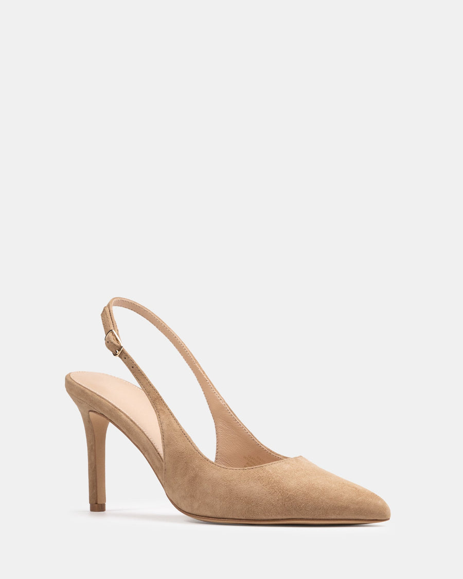 Riker High Heel Sand Suede