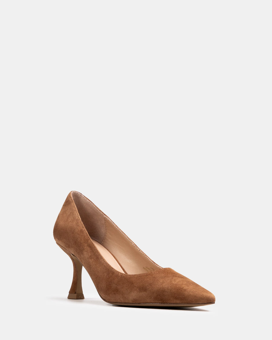 Lydia Mid Heels Nutmeg Suede