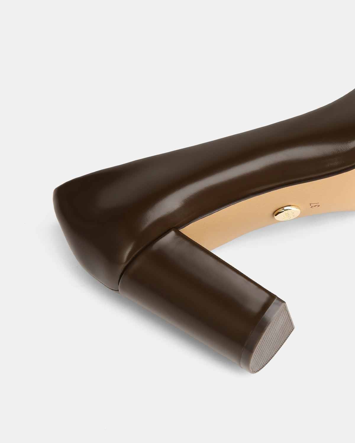 Sara High Heels Hot Choc Leather