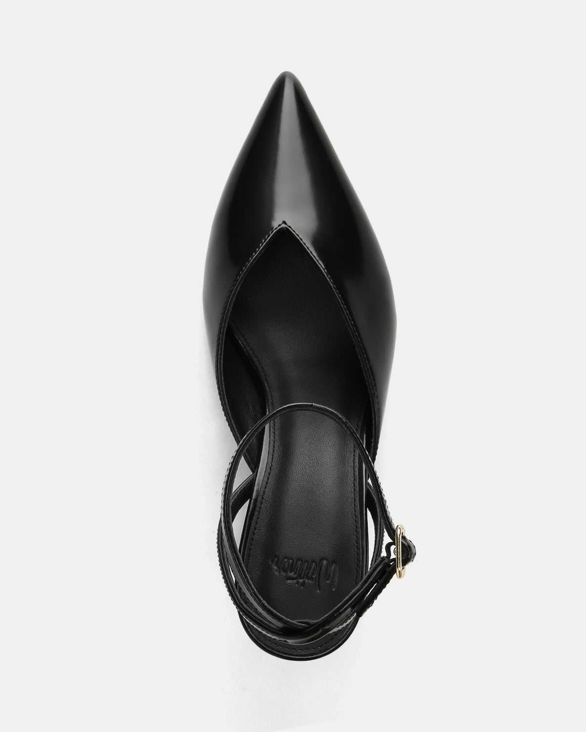 Sidney Mid Heels Black Leather