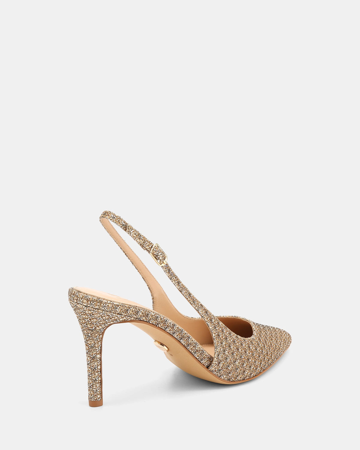 Riker High Heels Metallic Textile