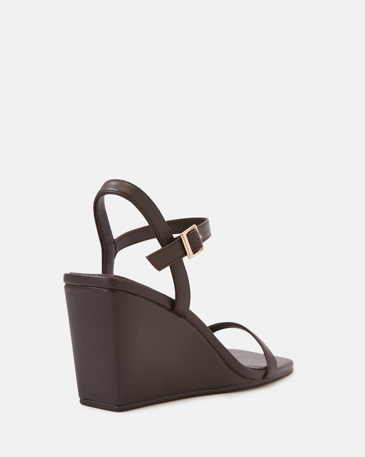 Prisca Mid Heel Ebony Leather