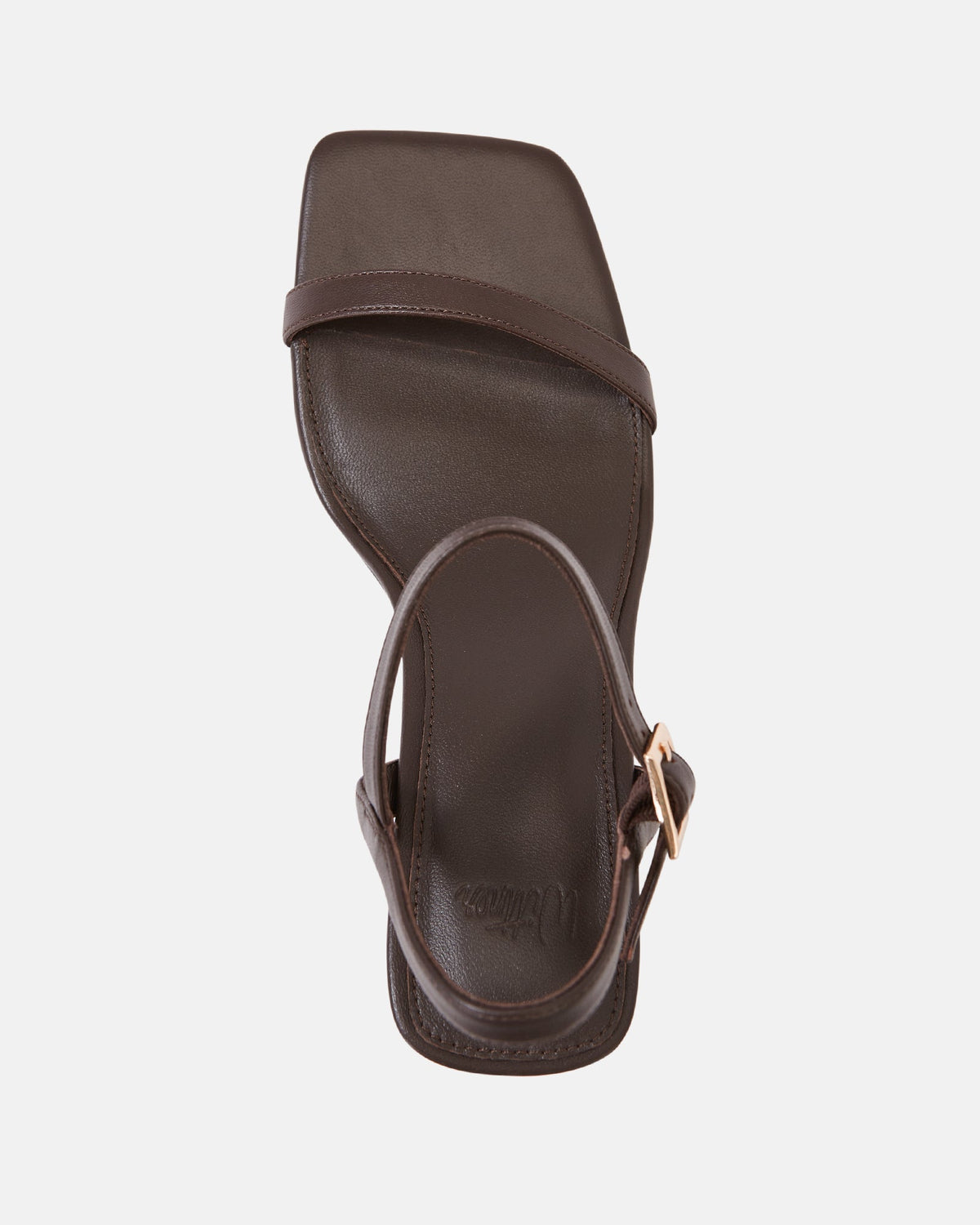 Prisca Mid Heel Ebony Leather