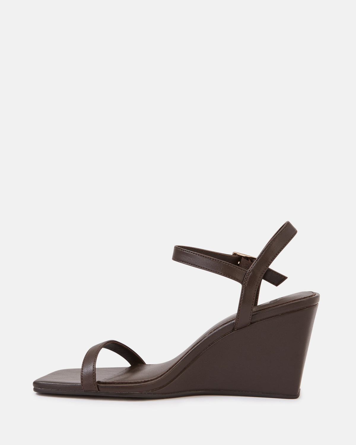 Prisca Mid Heel Ebony Leather