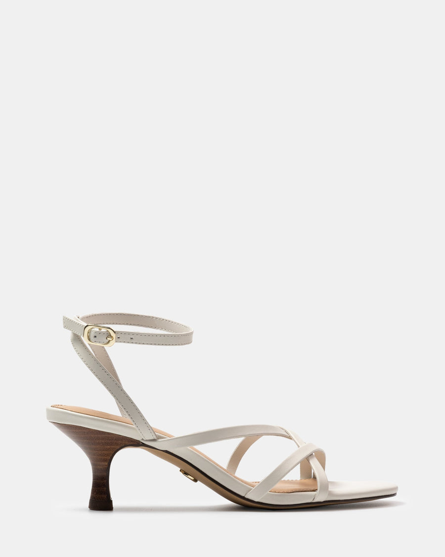 Kailee Off White Leather