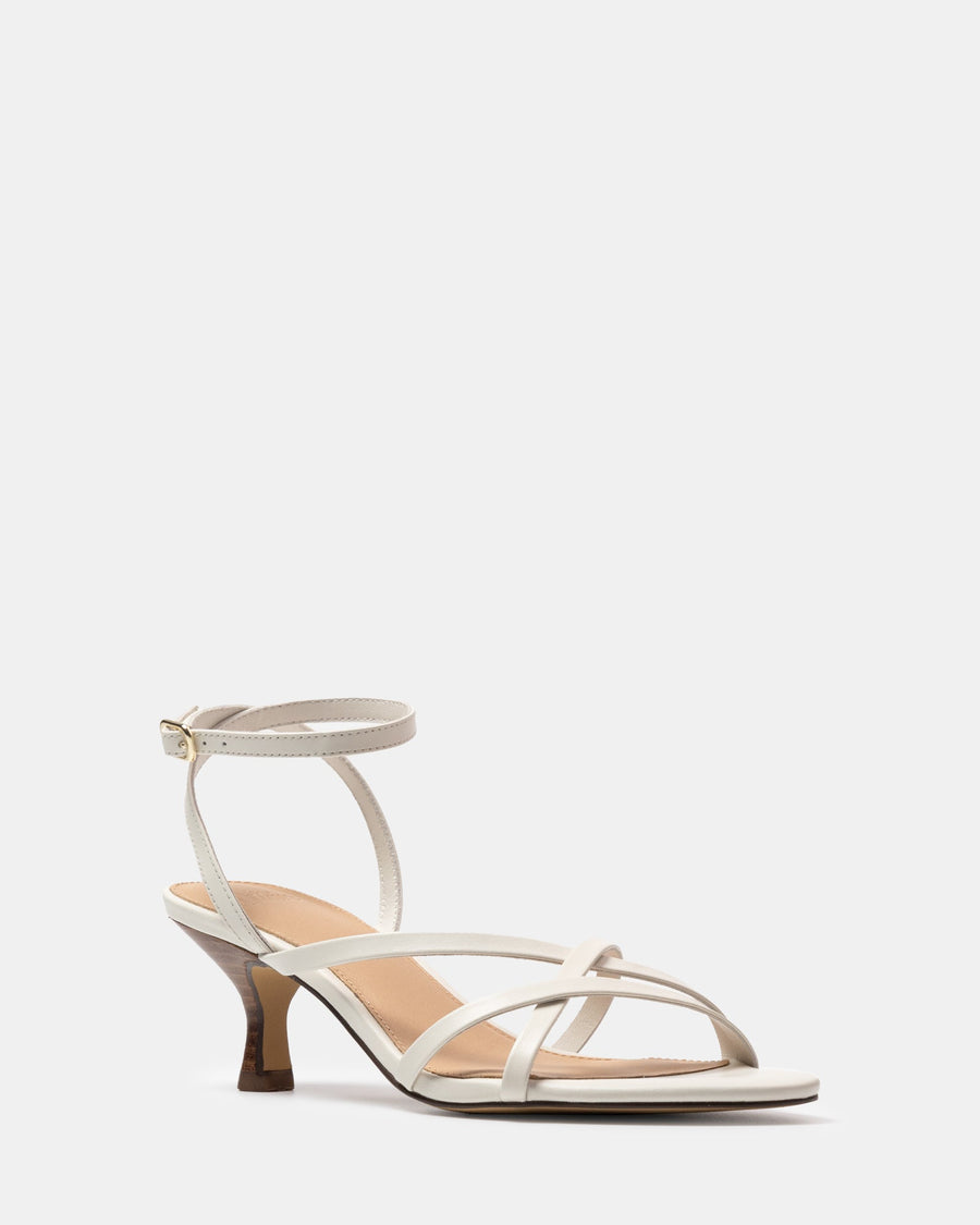 Kailee Off White Leather