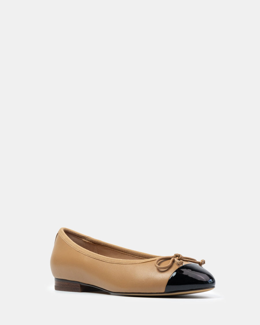 Avah Dark Sand Leather