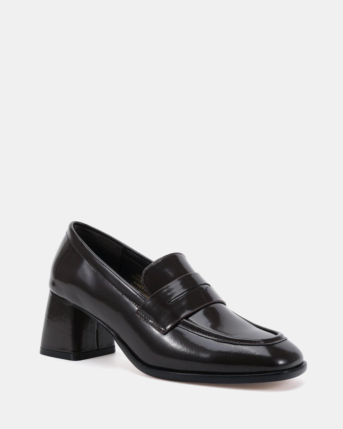 Kylie Low Heels Espresso Leather