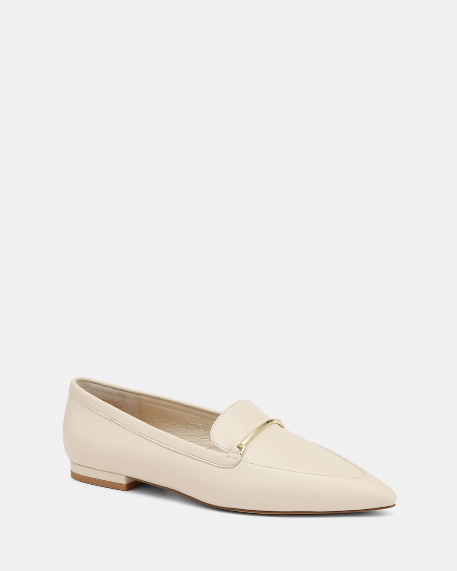 Mcgraw Loafers Vintage Ivory Leather