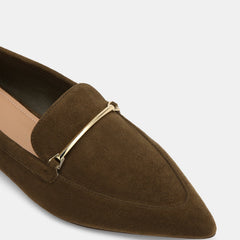 Mcgraw Loafers Olive Green Suede