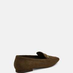 Mcgraw Loafers Olive Green Suede