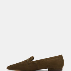 Mcgraw Loafers Olive Green Suede