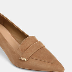 Gabby Low Heels Nutmeg Suede