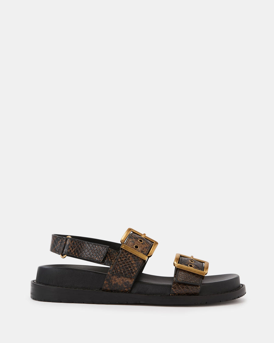 Archie Snake Emboss Leather