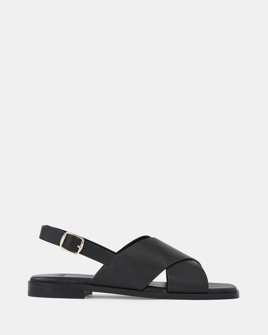 Deon Black Leather