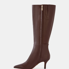 Tyra Long Boots Dark Brown Leather