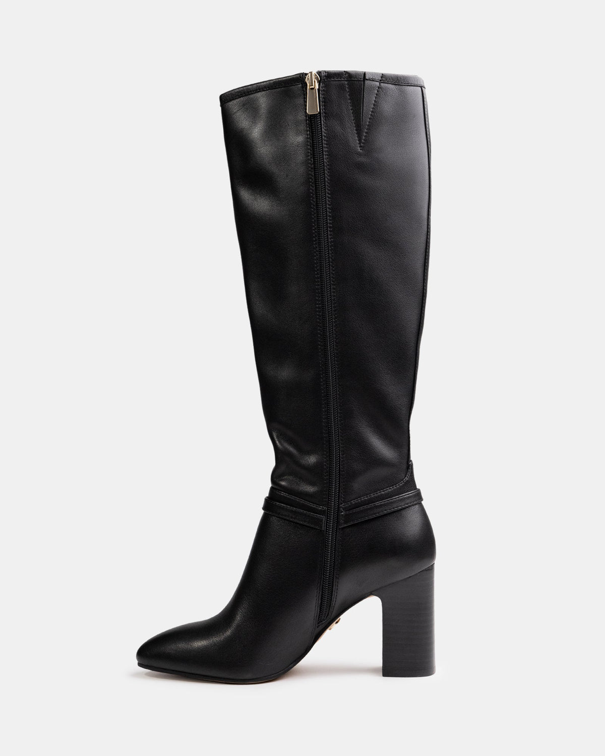 Presley Long Boots Black Leather