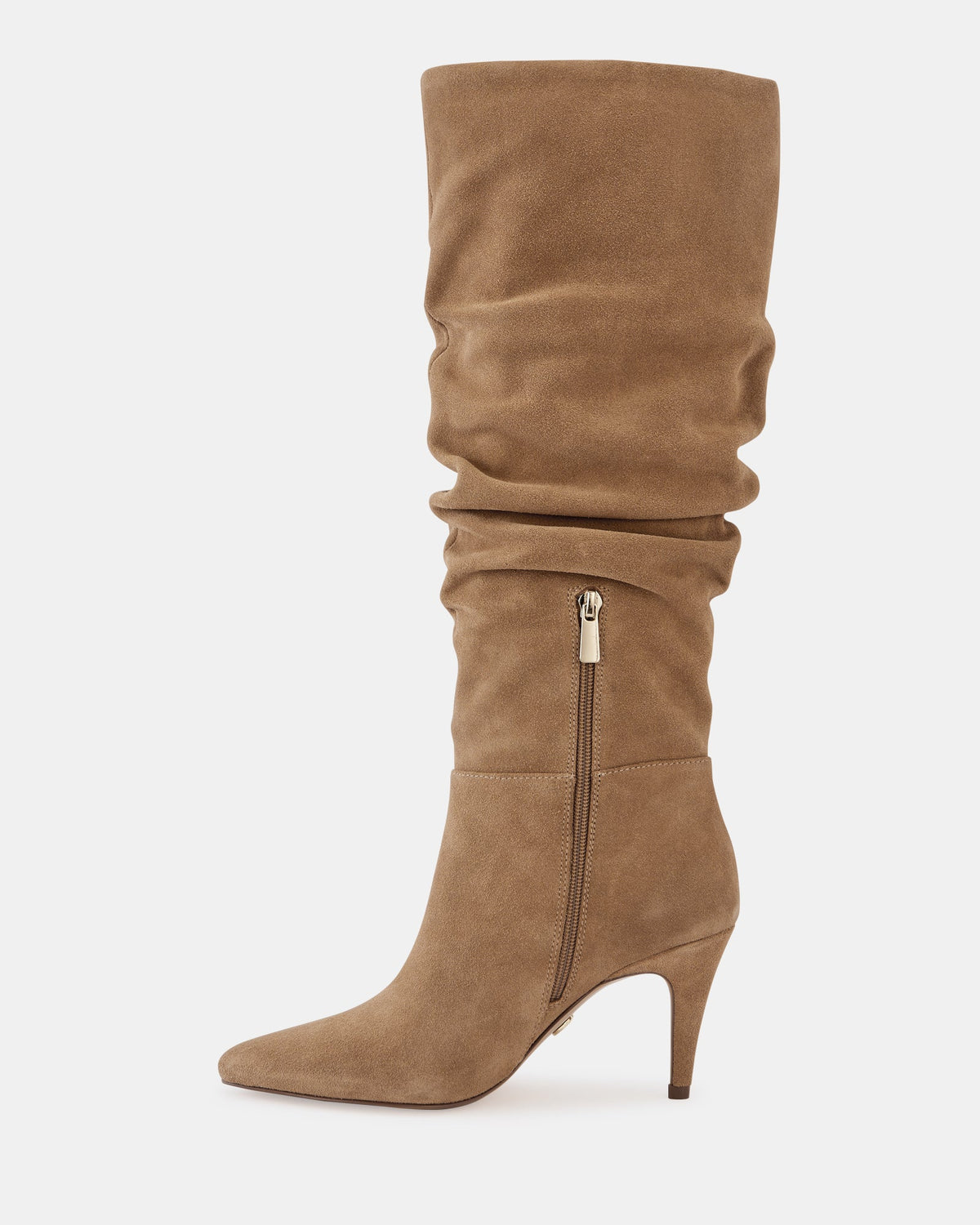 Romayn Long Boots Fawn Suede