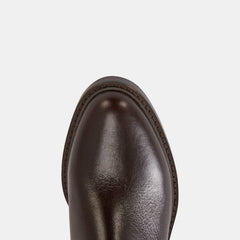 Bobby Long Boots Dark Brown Leather