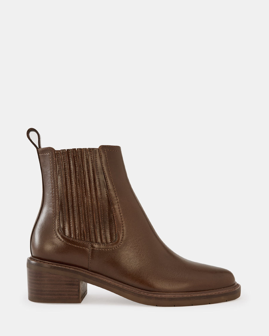 Baylee Ankle Boot Oak Leather