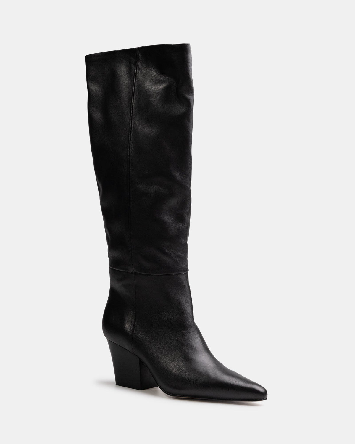 Kolton Long Boots Black Leather