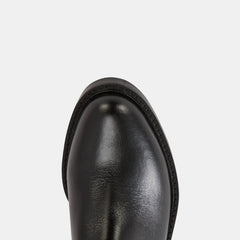 Bobby Long Boots Black Leather