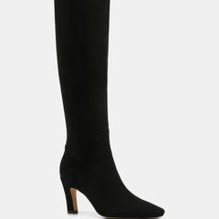 Louella Long Boots Black Suede