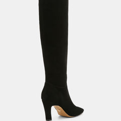 Louella Long Boots Black Suede