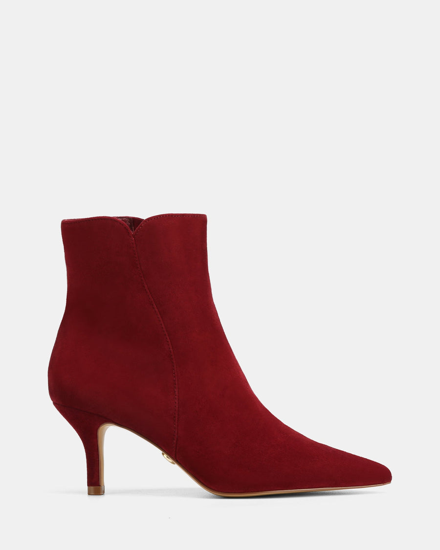 Tiara Ankle Boot Berry Suede