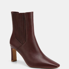 Natalie Ankle Boot Raisin Leather