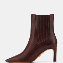 Natalie Ankle Boot Raisin Leather