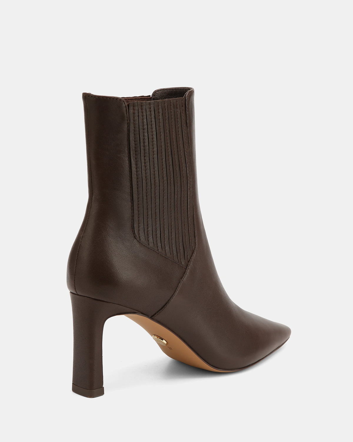 Natalie Ankle Boot Dark Brown Leather
