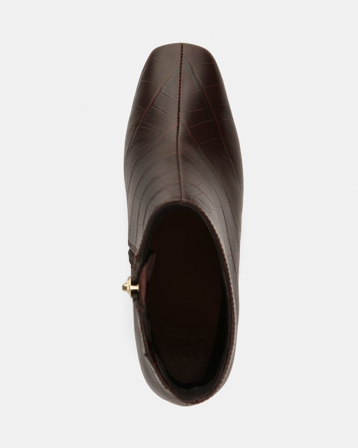 Lena Ankle Boot Ebony Croc Leather