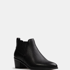 Jassie Ankle Boot Black Leather