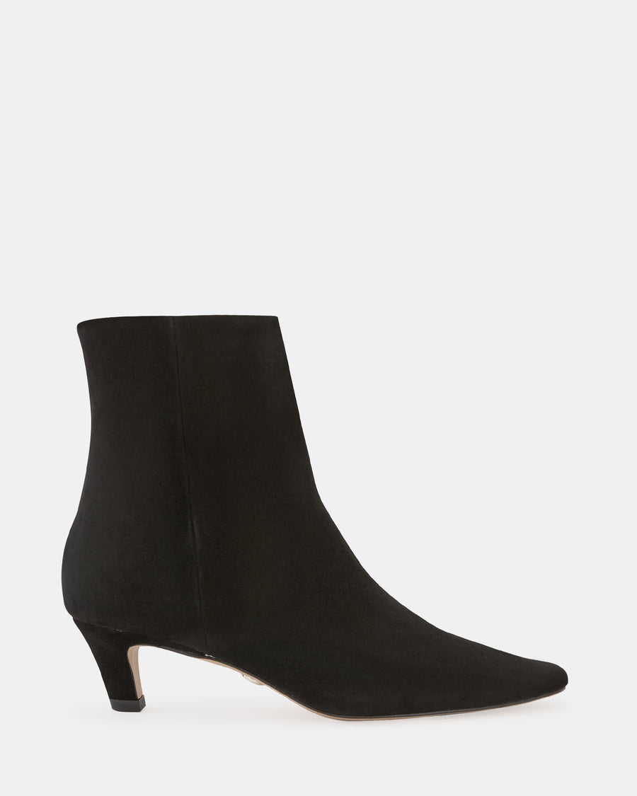 Honora Ankle Boot Black Suede