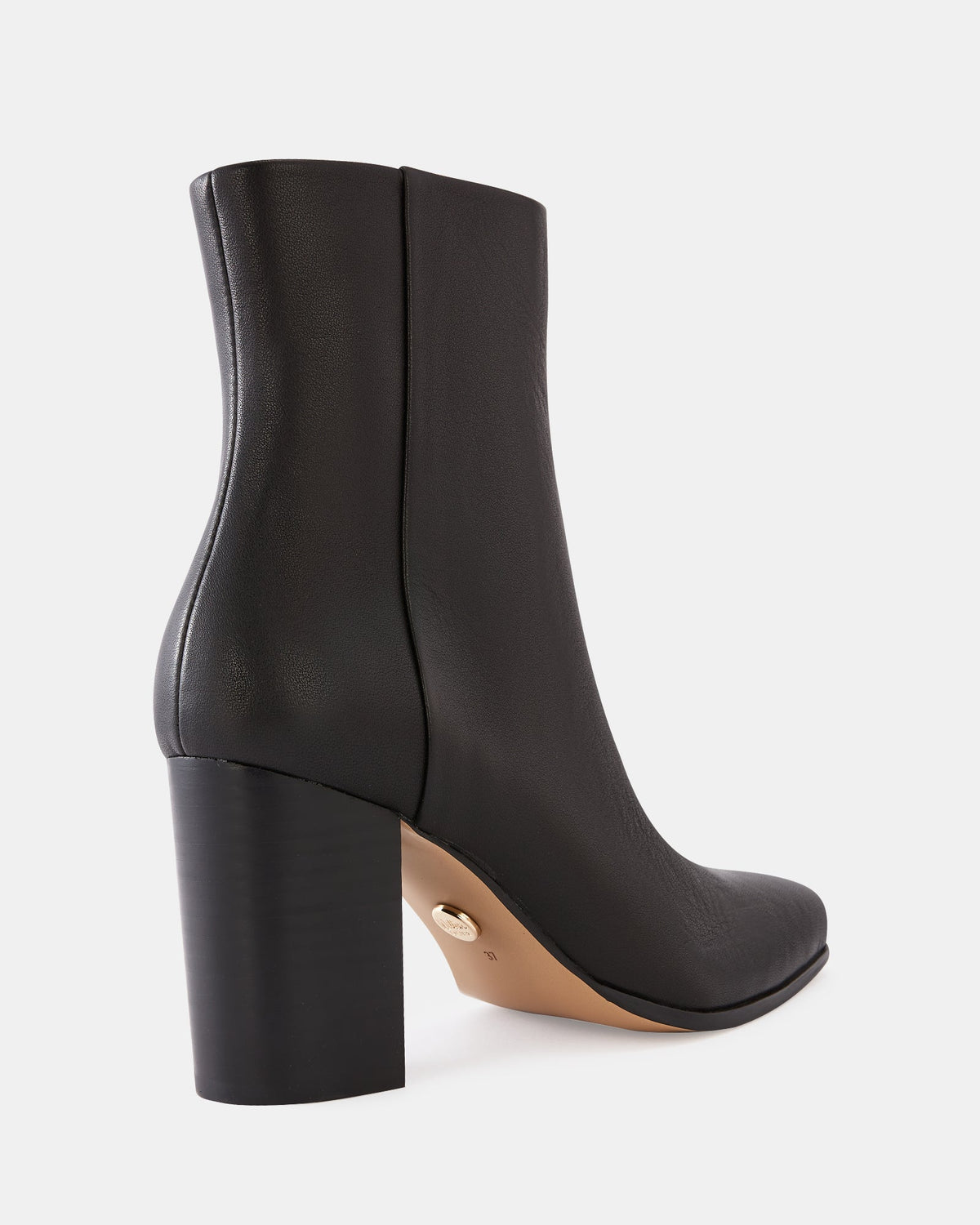 Harpa Mid Heels Black Leather