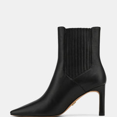 Natalie Ankle Boot Black Leather