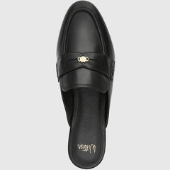 Aaron Black Leather
