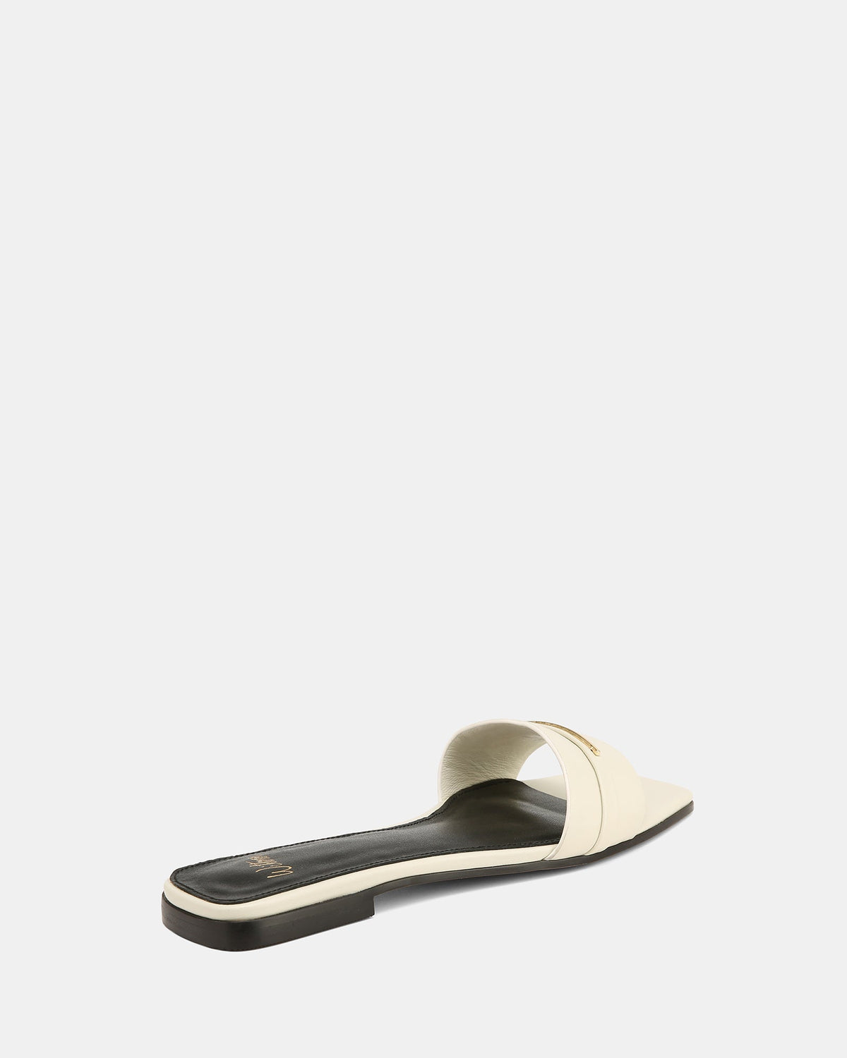 Ash Flat Sandals Off White Leather