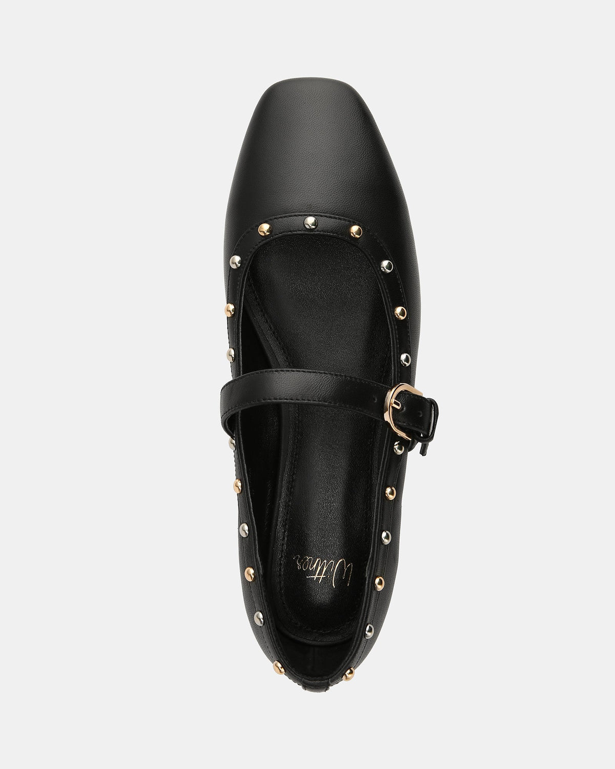 Bailey Casual Flats Black Leather