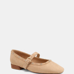 Bailey Casual Flats Sand Suede
