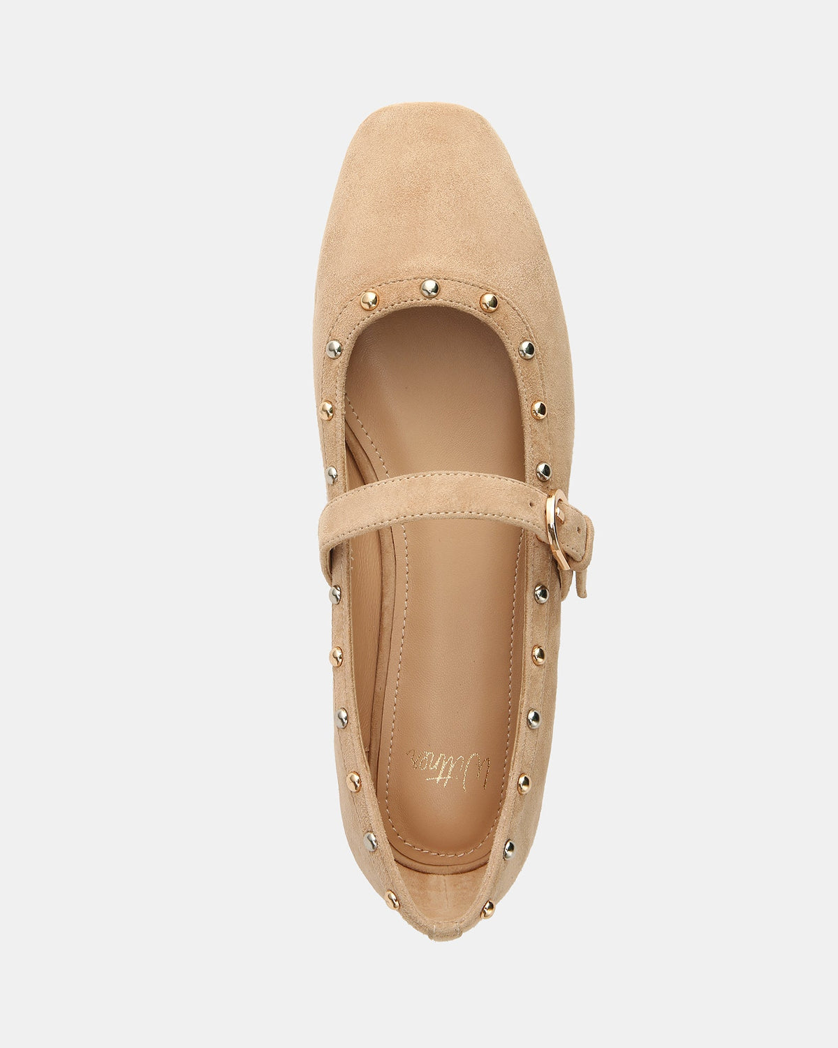 Bailey Casual Flats Sand Suede