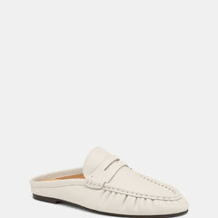 Bronn Casual Flats Ivory Leather