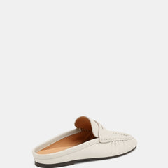 Bronn Casual Flats Ivory Leather
