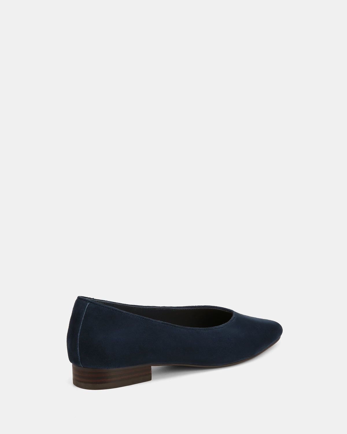 Calio Casual Flats Navy Suede