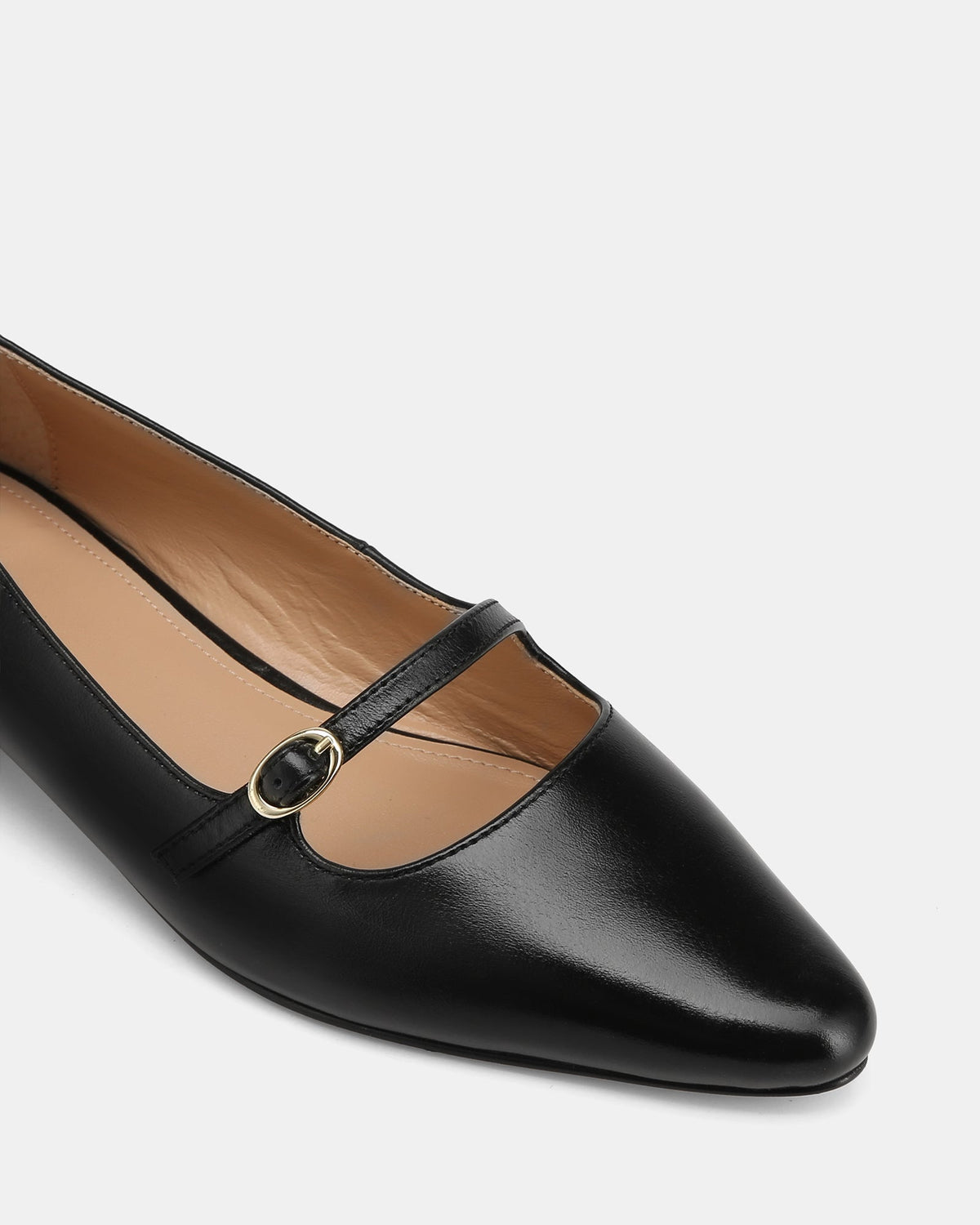 Carina Dress Flats Black Patent