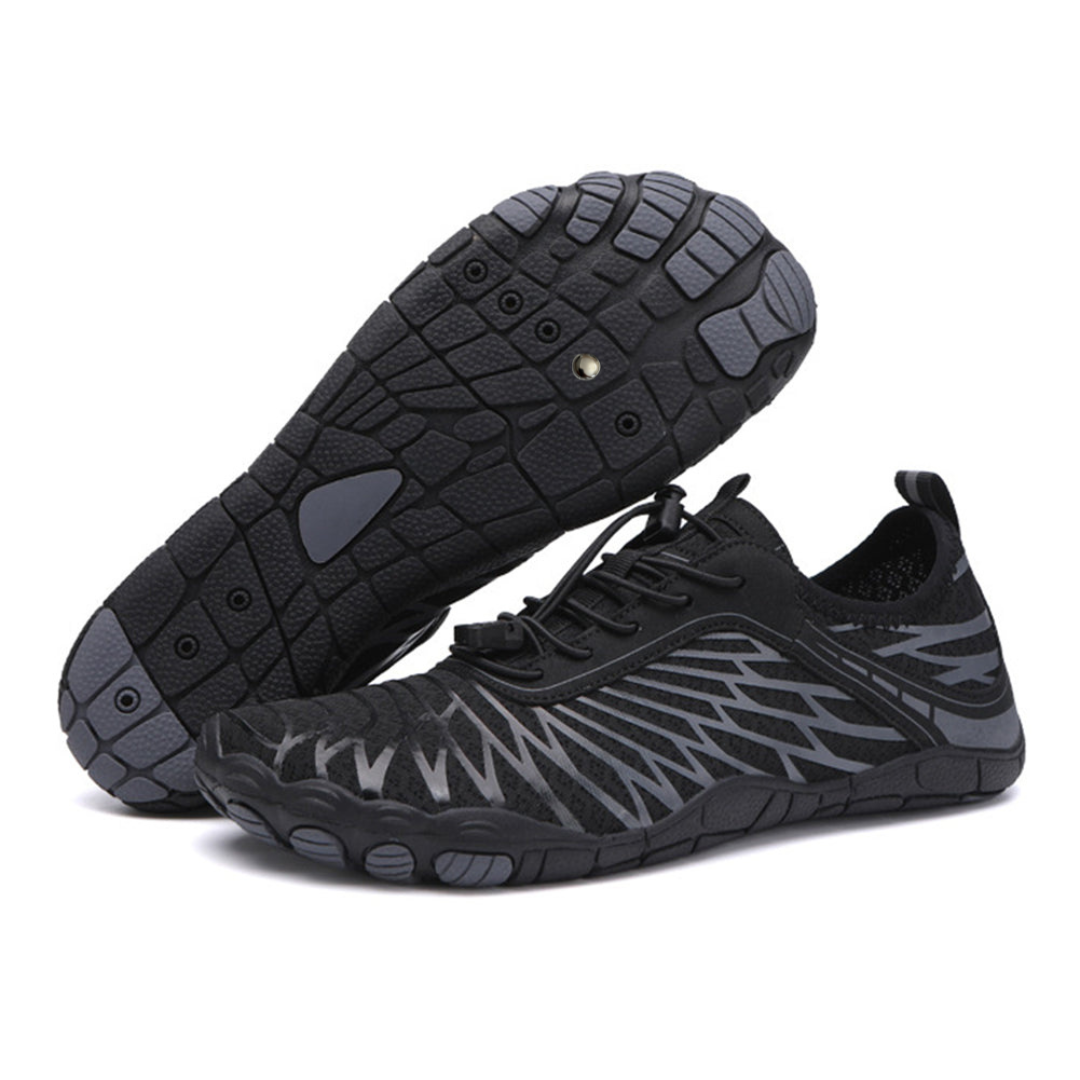 The Wide-Toe Barefoot Walker in Black