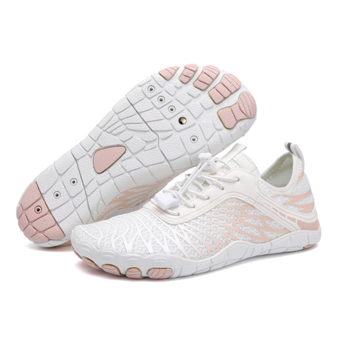 The Wide-Toe Barefoot Walker in White