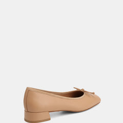 Eve Casual Flats Nude Leather