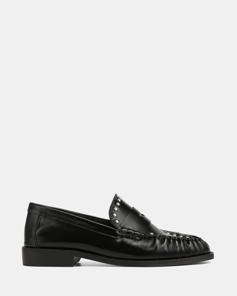 Finley Laceup/Loafers Black Leather
